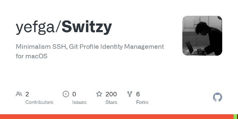 GitHub - yefga/Switzy: Minimalism SSH, Git Profile Identity Management for macOS